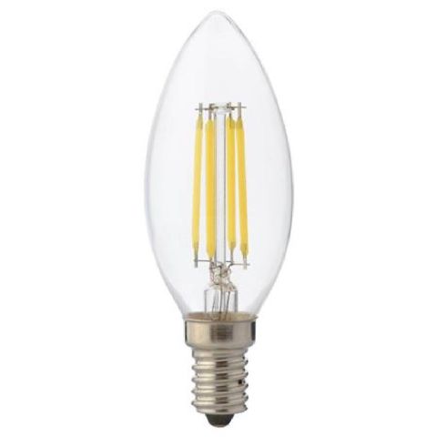 Horoz 001-013-1004 Filament Candle-4/Dim 4W 3000K E14 Led Ampul