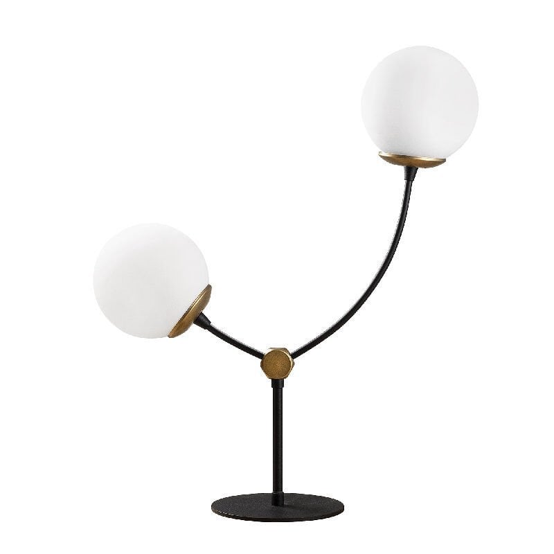 Aydinlatmadunyam Masa Lambasi BlackWhite Kromozom-Num-5001