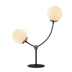 Aydinlatmadunyam Masa Lambasi BlackWhite Kromozom-Num-5001