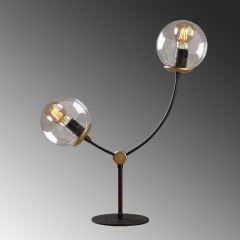 Aydinlatmadunyam Masa Lambasi Black Kromozom-Num-5005