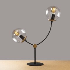 Aydinlatmadunyam Masa Lambasi Black Kromozom-Num-5005