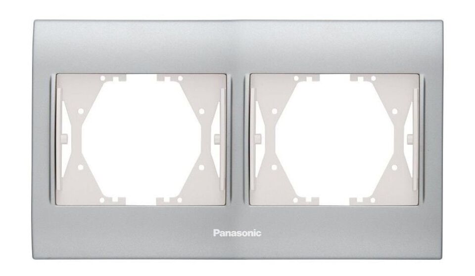 Panasonic Thea Blu Inox Matt Dore İkili Çerçeve