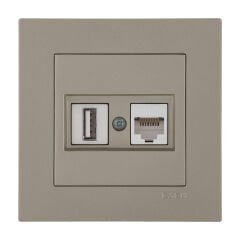 Exen Karell Titanyum Data+Usb Prizi Jakli (Sarj Edemez) Komple Takim