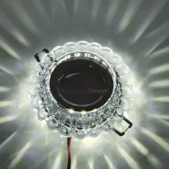 Cata Beyaz Led Çerçeveli Sümbül Kristal Cam Spot CT-6594
