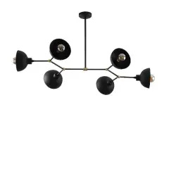 Aydinlatmadunyam Avize Black Dram-Nua-1101