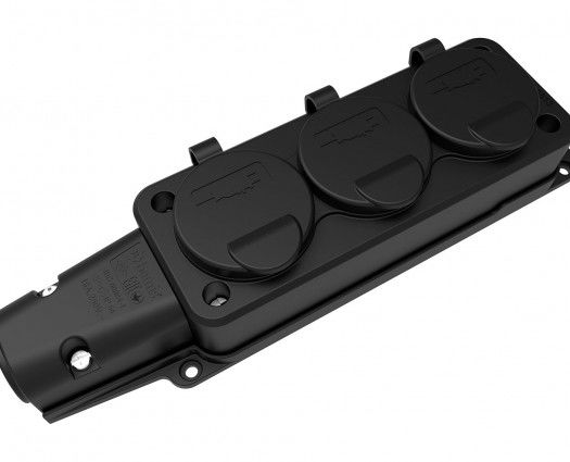 Bemis  Üçlü Grup Priz IP54 BK1-1402-3613
