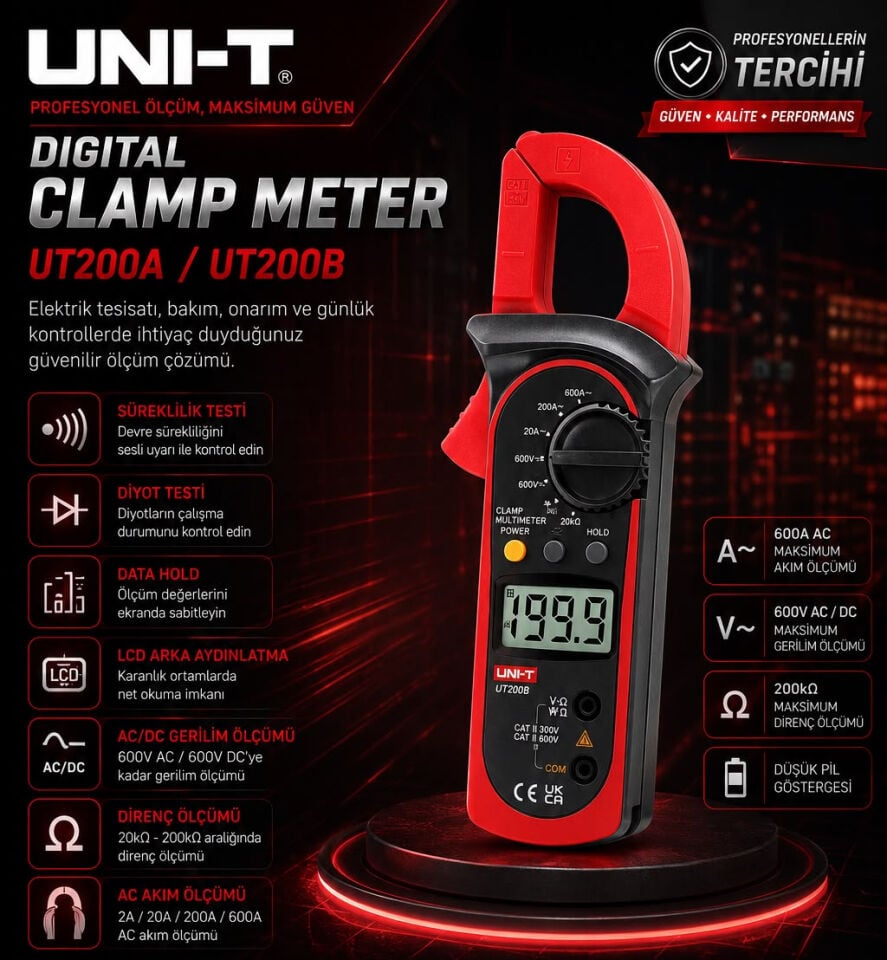 Unit UT 200A AC Pensampermetre