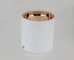 Cata Foça Sıva Üstü Led Armatür Beyaz-Bakır Boş Kasa Gu10 Duy CT-5421BB