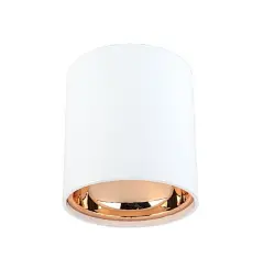 Cata Foça Sıva Üstü Led Armatür Beyaz-Bakır Boş Kasa Gu10 Duy CT-5421BB