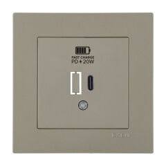 Exen Karell Titanyum Usb Sarj Prizi Type-C  Komple Takim