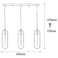 Aydinlatmadunyam Sarkit BlackGold Cerco-Nus-2031