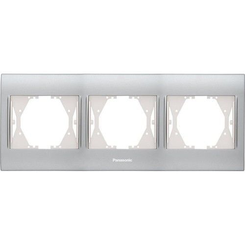 Panasonic Thea Blu Inox Matt Dore Üçlü Çerçeve