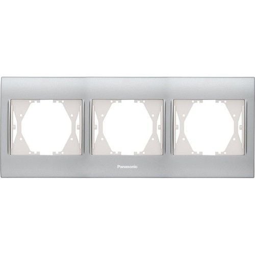 Panasonic Thea Blu Inox Matt Dore Üçlü Çerçeve