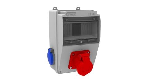 Bemis  4/16A. 380V. 1 Ad. Ön - 1/16A. 220V. 2 Ad. Yan IP44 BH5-2112-2020