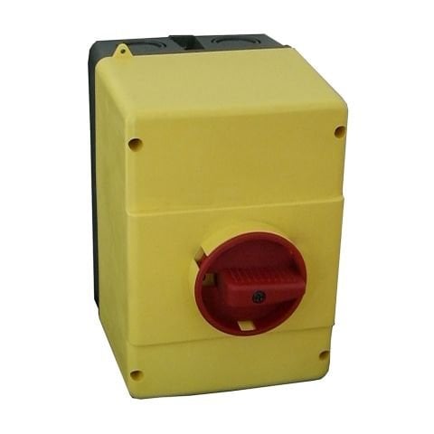 Legrand  MPX³ 32H -32MA serisi motor koruma şalteri için IP65 kutu sarı kırmızı kollu LEG-417480