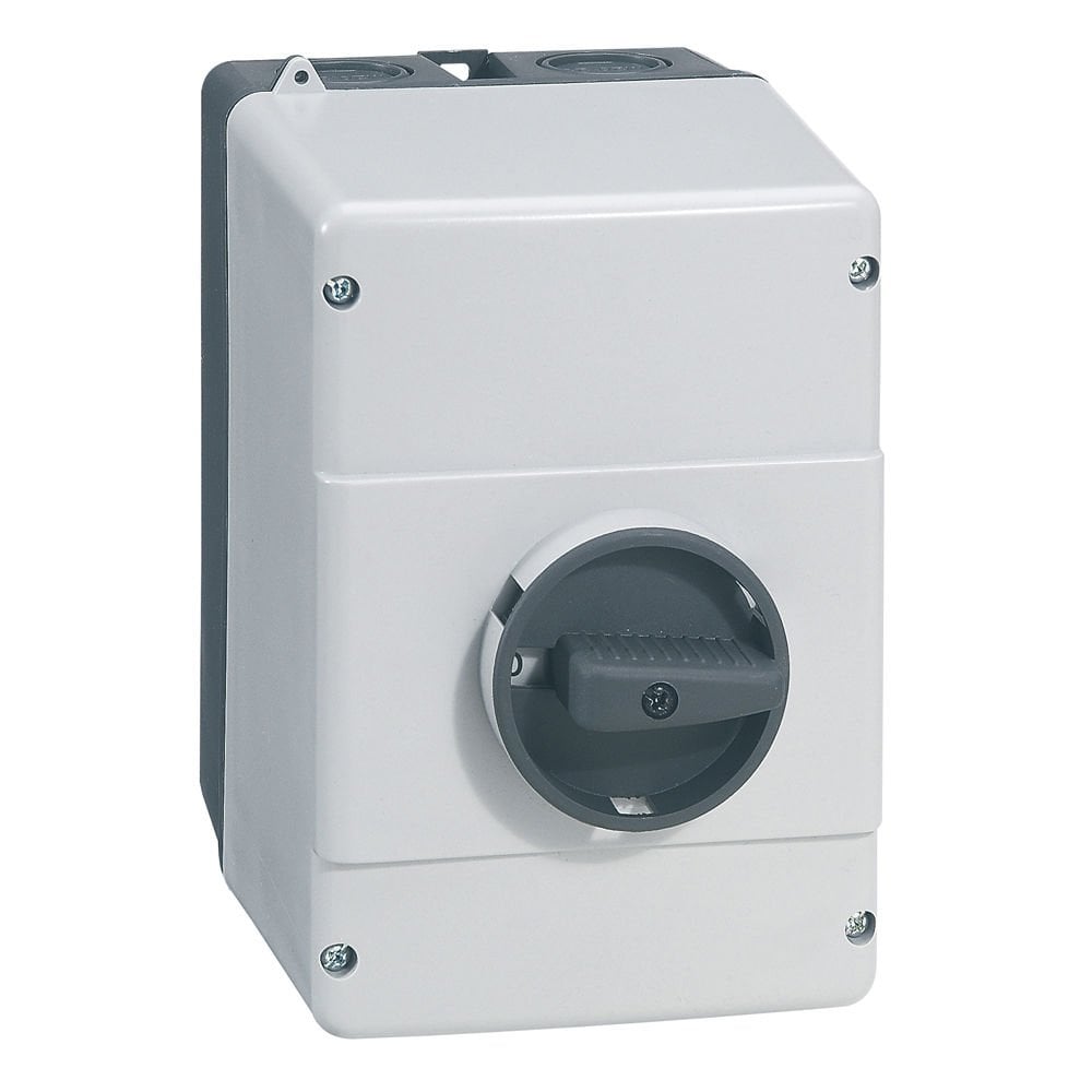 Legrand  MPX³ 32H -32MA serisi motor koruma şalteri için IP65 kutu siyah kollu LEG-417481