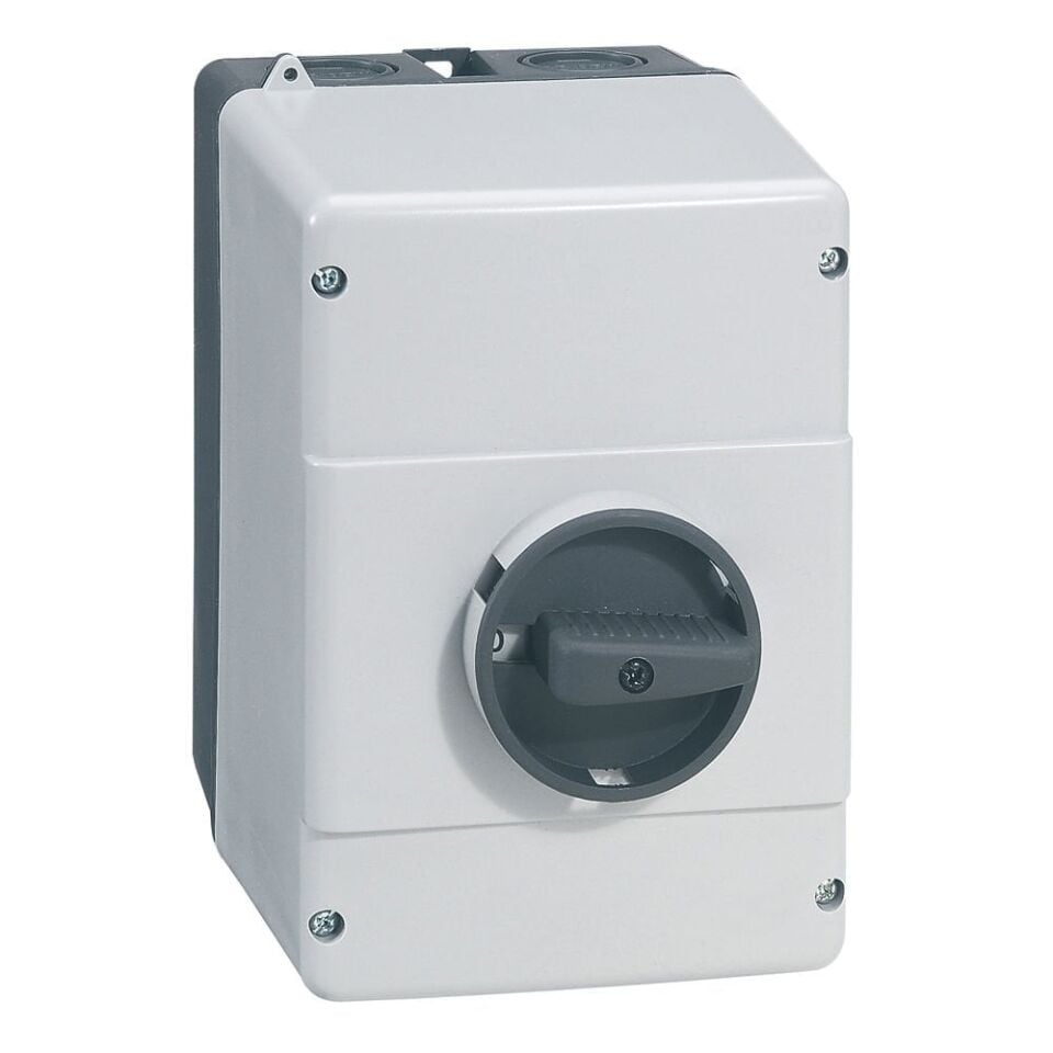 Legrand  MPX³ 32H -32MA serisi motor koruma şalteri için IP65 kutu siyah kollu LEG-417481