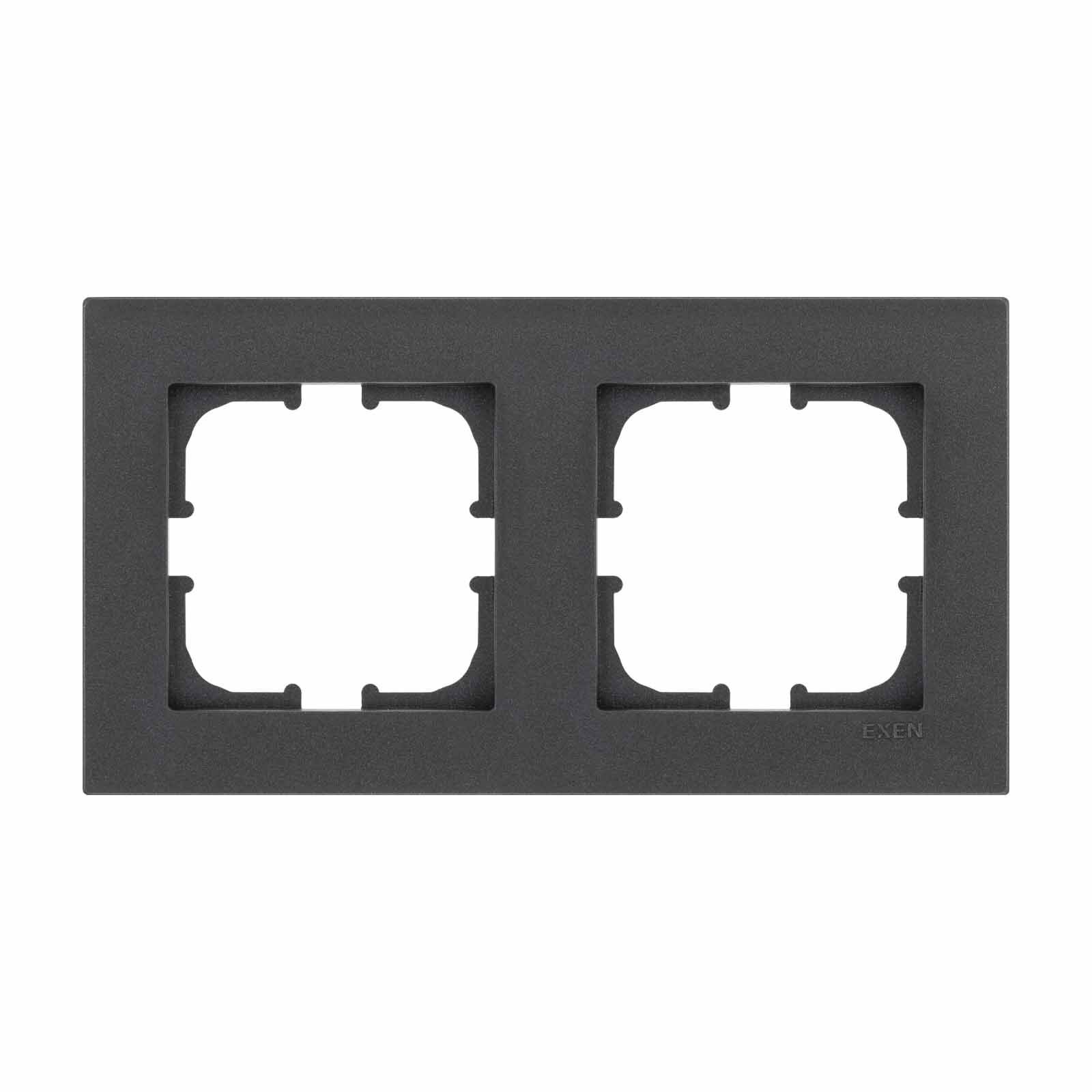 Exen Karell Antrasit Ikili Çerçeve