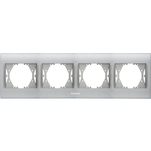 Panasonic Thea Blu Chrome Matt Beyaz Dörtlü Çerçeve