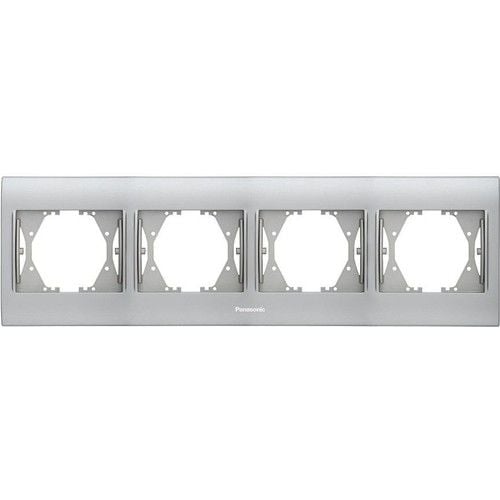 Panasonic Thea Blu Chrome Matt Beyaz Dörtlü Çerçeve