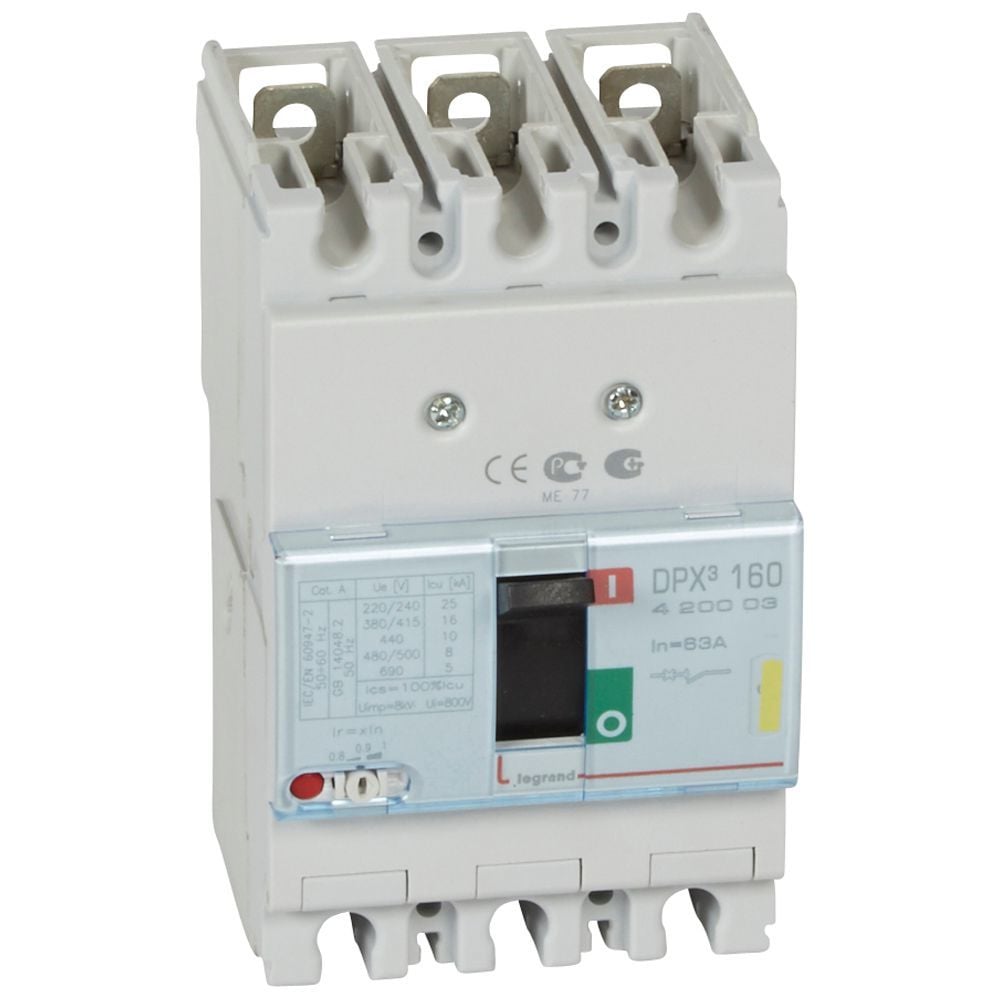 Legrand  DPX³160 TM 3P 63A 16kA LEG-420003