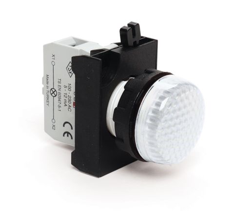 Emas C Plastik Led'Li Sinyal Beyaz 100-230V Ac - CP0B0XB