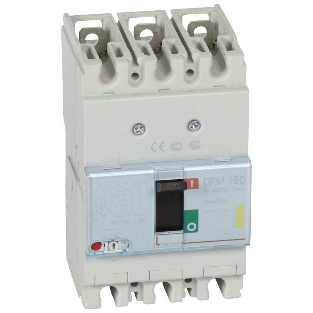 Legrand  DPX³160 TM 3P 80A 16kA LEG-420004