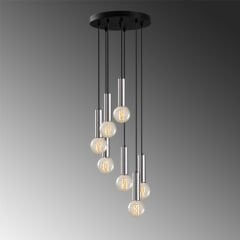 Aydinlatmadunyam Sarkit Silver Tempo-15-Nus-6031