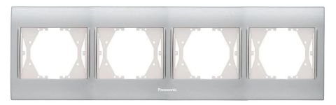 Panasonic Thea Blu Inox Matt Dore Dörtlü Çerçeve