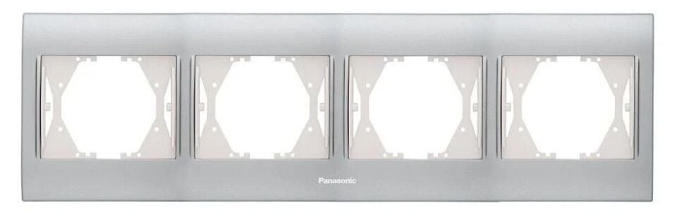Panasonic Thea Blu Inox Matt Dore Dörtlü Çerçeve