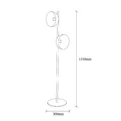 Aydinlatmadunyam Lambader BlackGold Dram-Nul-4011