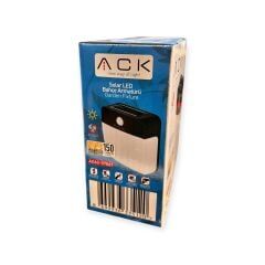 ACK Solar Led Sensörlü / Fotoselli Aplik 150Lm Abs+Ps Gövdeli Ip54 AG60-07881