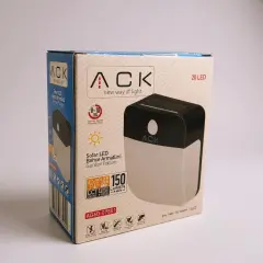 ACK Solar Led Sensörlü / Fotoselli Aplik 150Lm Abs+Ps Gövdeli Ip54 AG60-07881