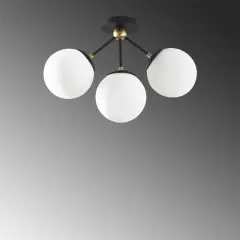 Aydinlatmadunyam Plafonyer WhiteBlack Gondol-Nua-1311