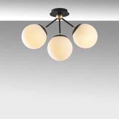 Aydinlatmadunyam Plafonyer WhiteBlack Gondol-Nua-1311