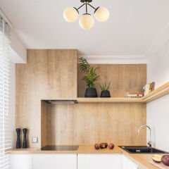 Aydinlatmadunyam Plafonyer WhiteBlack Gondol-Nua-1311