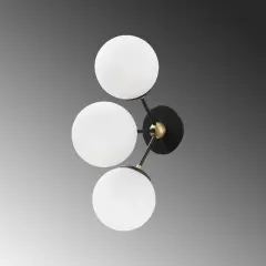Aydinlatmadunyam Aplik BlackWhite Gondol-Nuw-3021