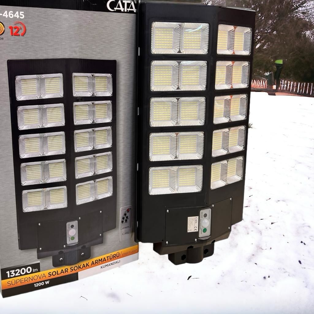 Cata 1200W 6400K SOLAR Armatür Led Bahçe Projektör CT-4645