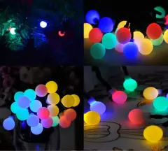 Solar Animasyonlu Bakır Tel Yılbaşı Süsü Ledli Tel Solar Ağaç Süsü SNC-317 30 Mt 300 Led