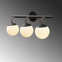 Aydinlatmadunyam Aplik BlackWhite Gondol-Nuw-3031