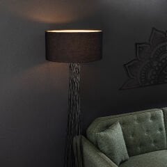 Aydinlatmadunyam Lambader Black Tall-13470