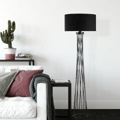 Aydinlatmadunyam Lambader Black Tall-13470