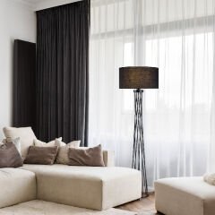 Aydinlatmadunyam Lambader Black Tall-13470