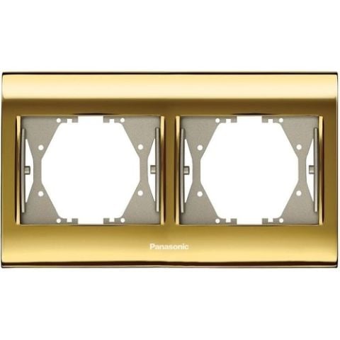Panasonic Thea Blu Gold Dore İkili Priz Çerçeve