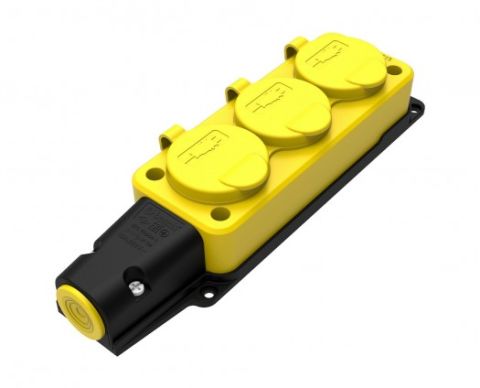 Bemis  Üçlü Grup Priz (Sarı) IP54 BV3-1402-3613