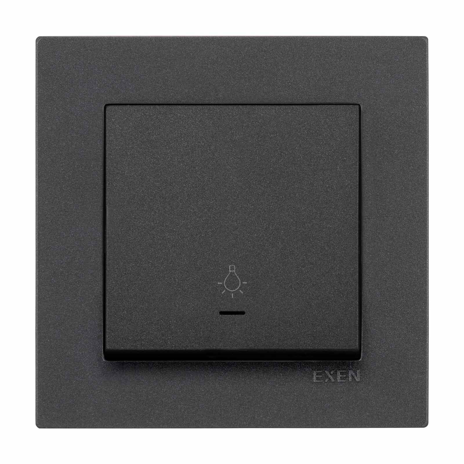 Exen Karell Antrasit Isikli Light Anahtari Komple Takim