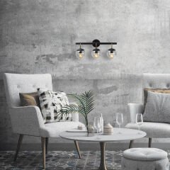 Aydinlatmadunyam Aplik Black Gondol-Nuw-3032