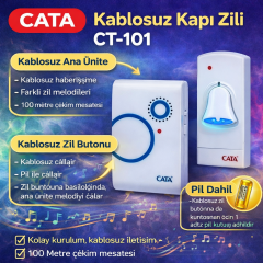 Cata Uzaktan Kumandalı Zil CT-101