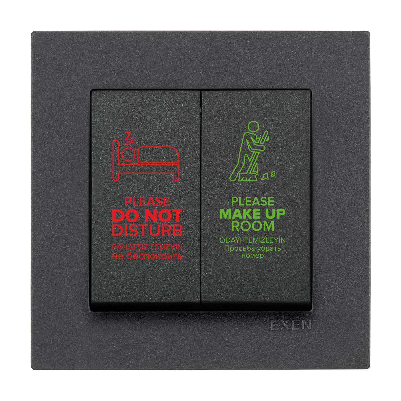 Exen Karell Antrasit Dnd/Mur Komütatör Komple Takim