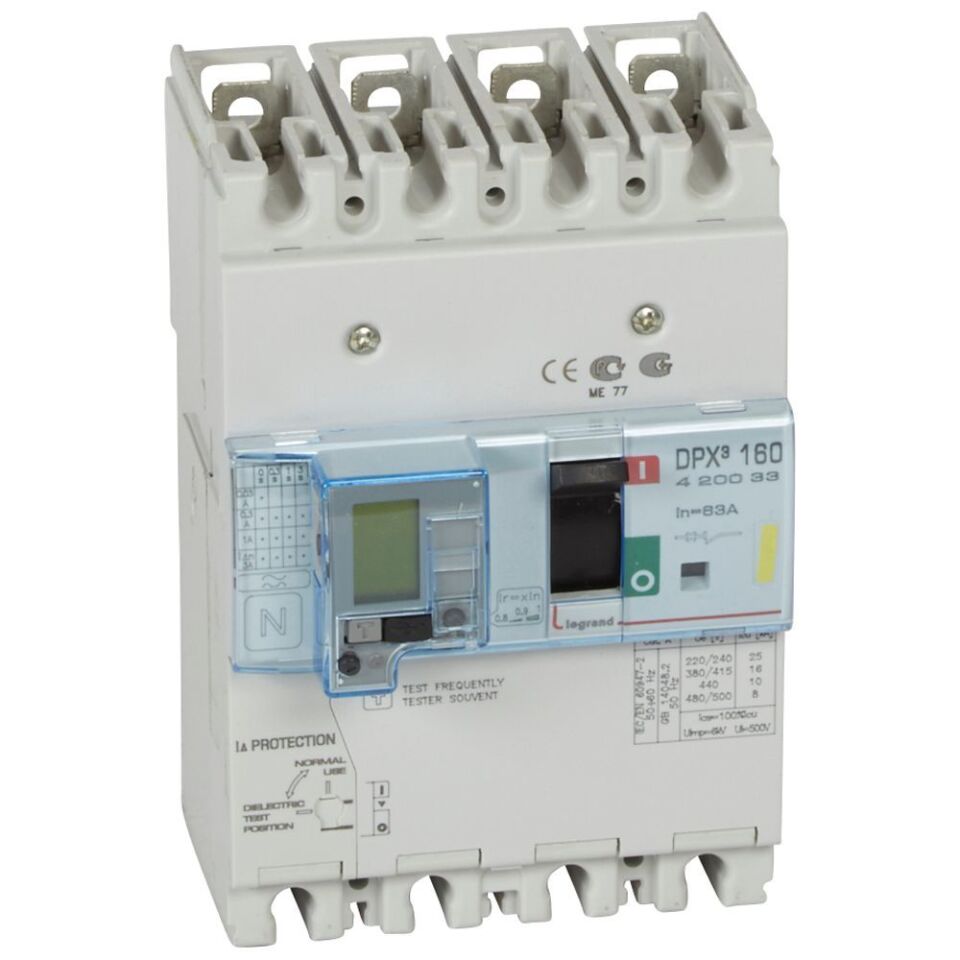 Legrand  DPX³160 TM&KAK 4P 63A 16kA LEG-420033